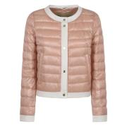 Lichtroze Puffer Jacket Herno , Pink , Dames