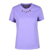 Tshirt Elisabetta Franchi , Purple , Dames