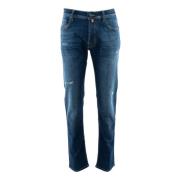 Slim-fit Jeansbroek Jacob Cohën , Blue , Heren