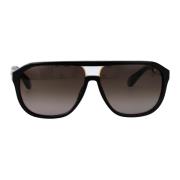 Militaire Stijl Zonnebril Philipp Plein , Black , Heren