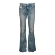 Katoenmix Stretch Jeans Diesel , Blue , Dames