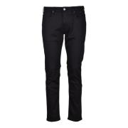 Casual Stretch Jeans Emporio Armani , Black , Heren