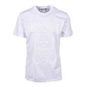 Tshirt Moschino , White , Heren