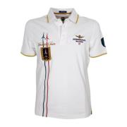 Tricolor Arrows Korte Mouw Polo Aeronautica Militare , White , Heren