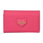 Stijlvolle PU Schoudertas Love Moschino , Pink , Dames