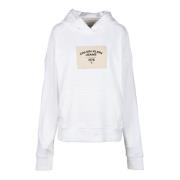 Katoenen Sweatshirt Calvin Klein Jeans , White , Dames