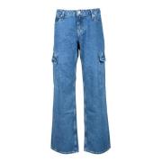 Katoenen Jeans Calvin Klein Jeans , Blue , Dames