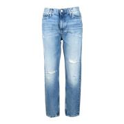 Katoenen Jeans Calvin Klein Jeans , Blue , Dames