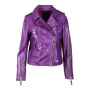 Leren jas Blauer , Purple , Dames