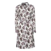 Bloemenoverhemdjurk Pinko , Multicolor , Dames