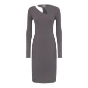 Road Gray Jurk Patrizia Pepe , Gray , Dames