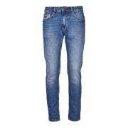 Katoen Elastaan Jeans Versace Jeans Couture , Blue , Heren