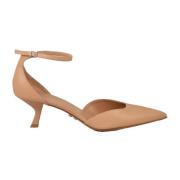 Leren Schoenen - 100% Leren Zool Sergio Levantesi , Beige , Dames