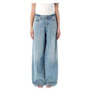 Wide Leg Jeans Acqua Ss25 Haikure , Blue , Dames