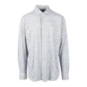 Elegante Shirt met Stretchstof Xacus , Gray , Heren