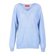 Luxe Cashmere Trui Wild Cashmere , Blue , Dames