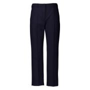 Donkerblauwe Rana Broek Max Mara Weekend , Blue , Dames