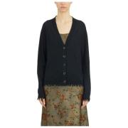 Kasjmier Cardigan Trui UMA Wang , Black , Dames