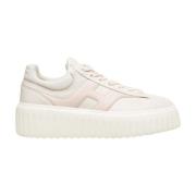 Roze Sneakers met H-Strepen Hogan , Pink , Dames