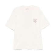 Witte T-shirts en Polos Drole de Monsieur , White , Heren