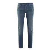 Super Slim Fit Herenbroek Jacob Cohën , Blue , Heren