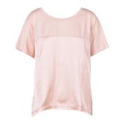 Katoenen T-shirt Aspesi , Pink , Dames