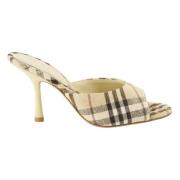 Geruite hakmuiltjes voor vrouwen Burberry , Beige , Dames