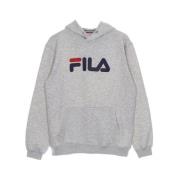 Lichtgrijs Melange Hoodie Fila , Gray , Heren