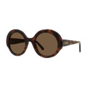 Bruine zonnebril damesaccessoires Loewe , Brown , Dames