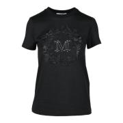 Katoenen T-shirt Max Mara , Black , Dames