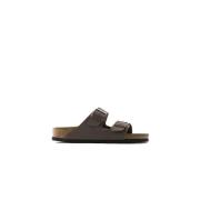 Arizona Sandal in Nubuck Leder Birkenstock , Brown , Heren