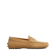 Beige Instap Plat Schoenen Amandel Teen Tod's , Beige , Heren