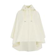 Witte Hooded Cape Jas Khrisjoy , Yellow , Dames