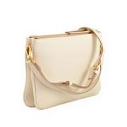 Leren Schoudertas Gianni Chiarini , Beige , Dames