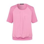 Korte Mouw Top Blouse Shirt Frank Walder , Pink , Dames