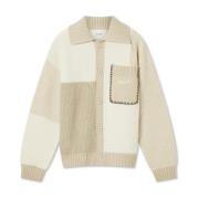 Franco Patch Cardigan Axel Arigato , Beige , Heren