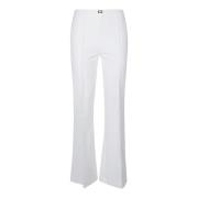 Essentiële Broek Elisabetta Franchi , White , Dames