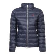 Blauwe Donsjas Ultieme Warmte Stijl Polo Ralph Lauren , Blue , Dames