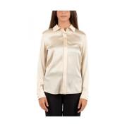 Elegante Studio Blouse Max Mara Studio , Beige , Dames