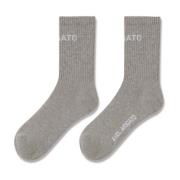 Arigato Logo Tube Socks Axel Arigato , Gray , Unisex