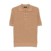 Beige T-shirts en Polos Zanone , Beige , Heren