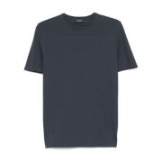 Grijze T-shirts en Polo's Zanone , Gray , Heren