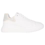 Witte leren platform sneakers te koop Högl , White , Dames