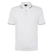 Klassieke Polo Shirt voor Mannen Emporio Armani , White , Heren