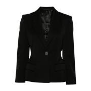 4G Detail Gestructureerd Jasje Givenchy , Black , Dames