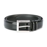 Leren Riem Orciani , Black , Heren