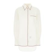 Stijlvolle Overhemden Collectie Thom Browne , White , Dames