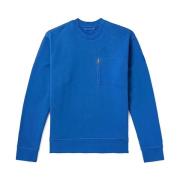 Stijlvolle Sweatshirt voor Mannen en Vrouwen Moncler , Blue , Heren