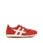 Rode platte schoenen voor vrouwen Hogan , Red , Dames