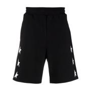 Sterrenprint Shorts Golden Goose , Black , Heren